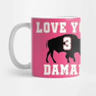 Damar Hamlin - Hamlin - Love For 3 - Love For Hamlin - Pray for Damar Hamlin (2) Mug